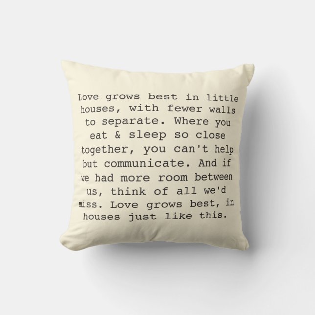 El amor cultiva las almohadas (Anverso)