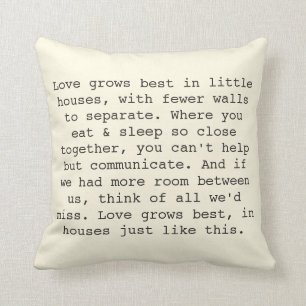 El amor cultiva las almohadas