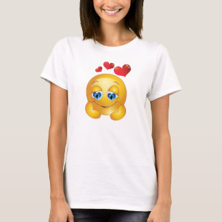 el amor de la camiseta fría con el diseño del auto