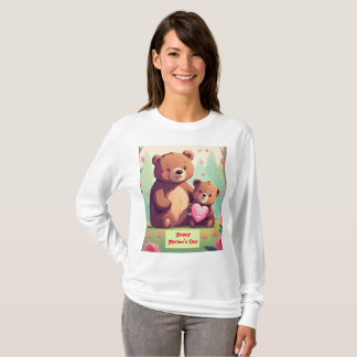 El amor de mamá florece: Camiseta feliz día de la