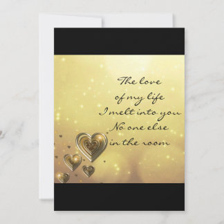 El Amor De Mi Tarjeta De Saludo De La Vida