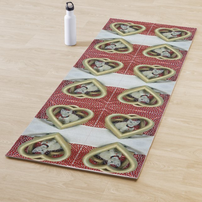 El amor de Phoenix - Gato / Gato Gatito Yoga Mat ( (In situ)