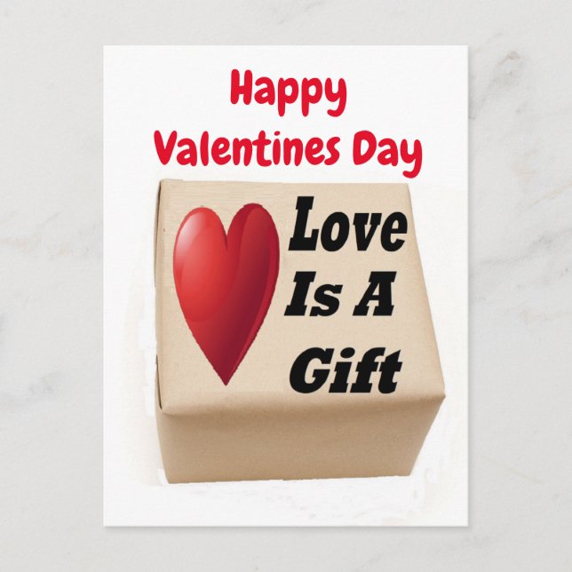 El amor de postales es un regalo (Anverso)