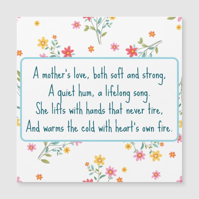 El amor de una madre (Anverso)