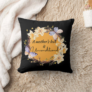 El amor de una madre es Cojín decorativo incondici