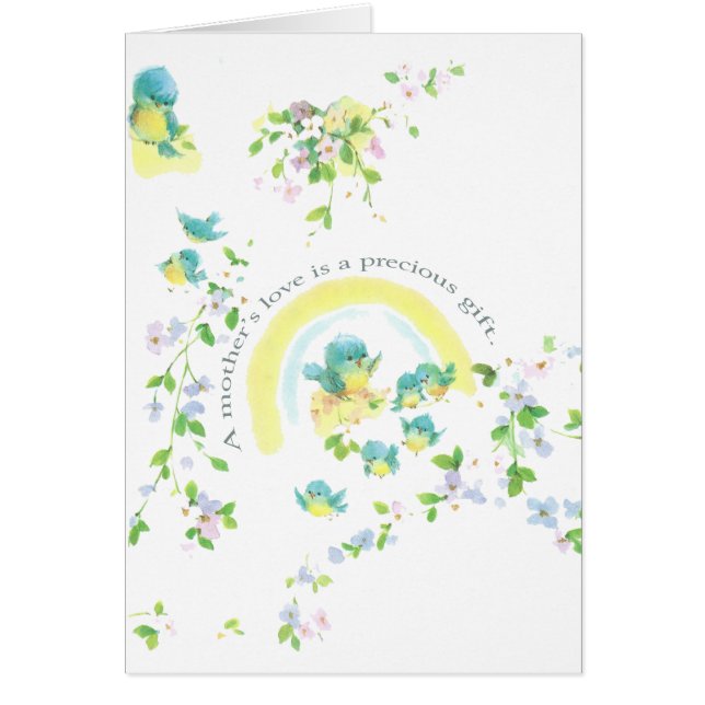 El amor de una madre es un regalo precioso (Frente)