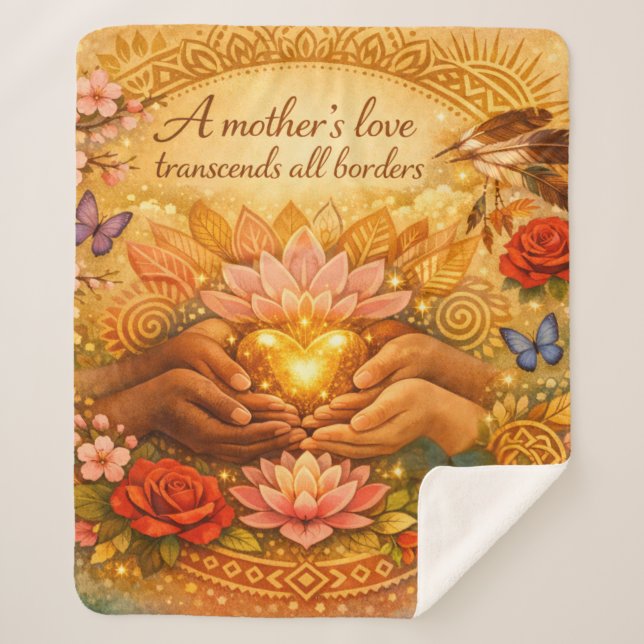 El Amor de una Madre — Manta Sherpa (Anverso)