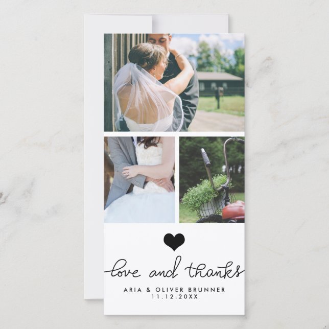 El Amor Del Corazón Y El Agradecimiento Del Boda D (Anverso)