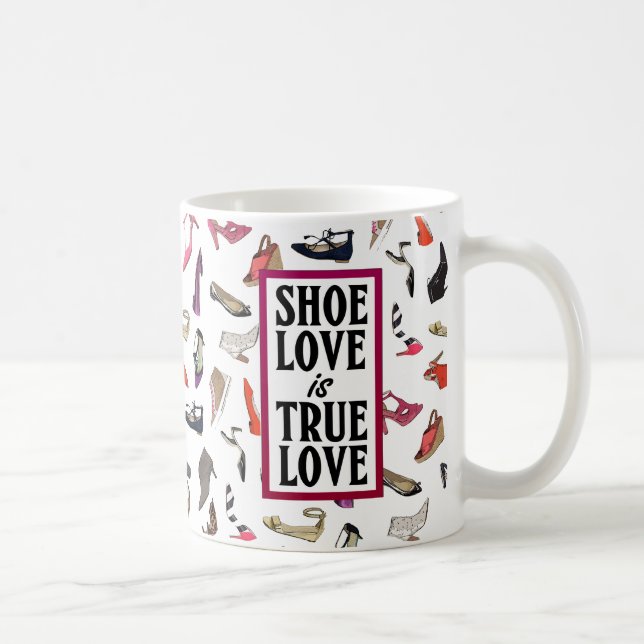El amor del zapato es taza verdadera del amor (Derecha)