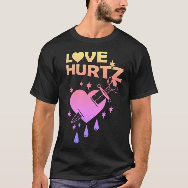 El amor duele la camiseta clásica (Anverso)