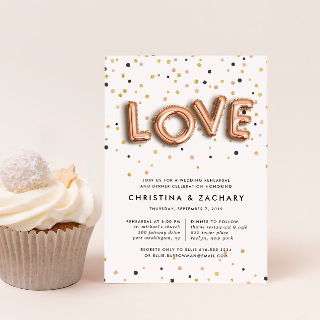 El amor en el aire | Invitación a la cena de ensay (Subido por el creador)