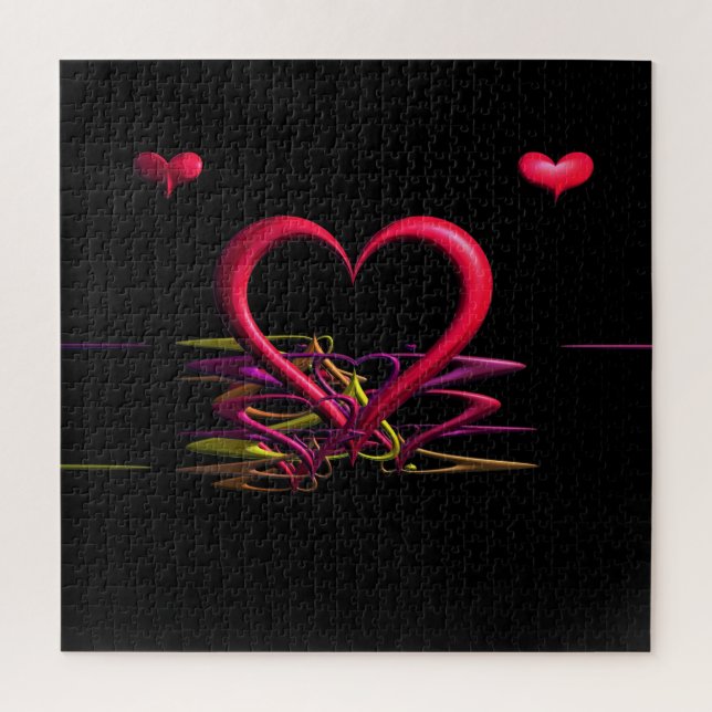 El amor en la oscuridad rompecabezas (Vertical)