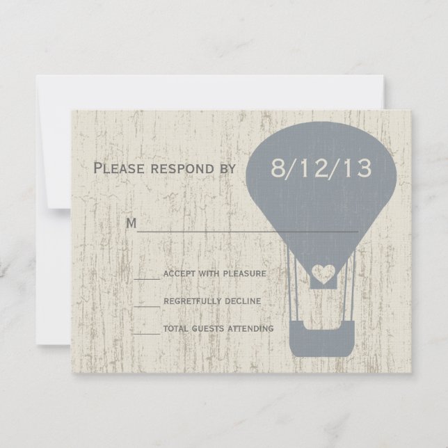 El amor en la respuesta de los Bodas de los globos (Anverso)