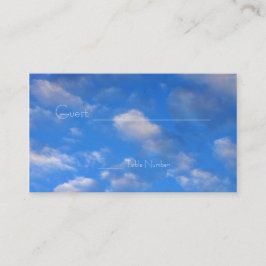 El amor en las tarjetas de mesa de aire