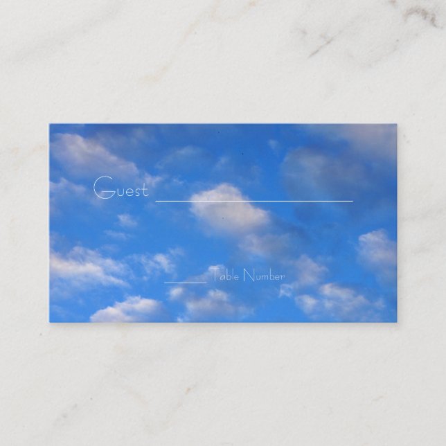 El amor en las tarjetas de mesa de aire (Anverso)