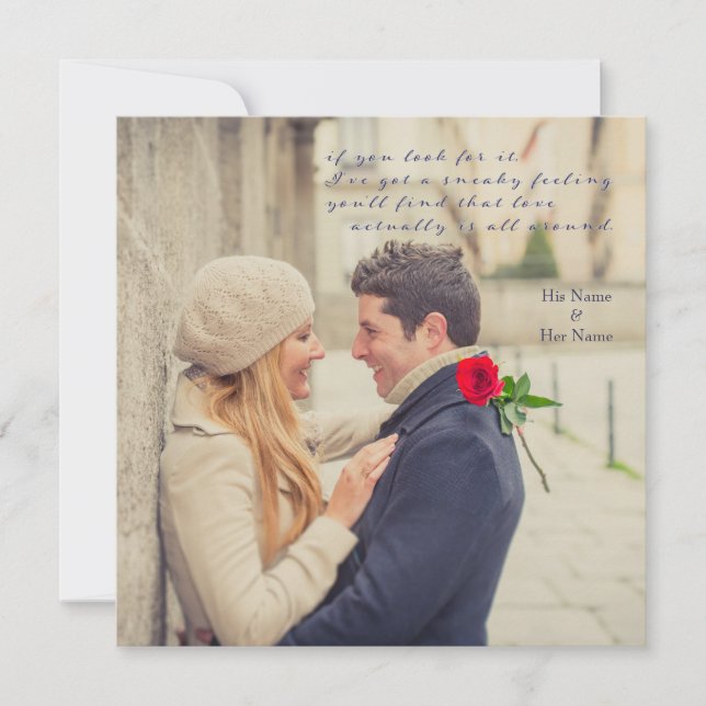 El amor en realidad está por todas partes (Anverso)