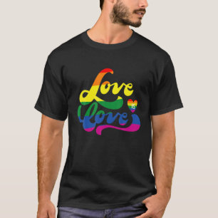 El amor es amor Camisas Gay Pride Camisetas