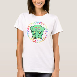 El amor es amor Camiseta del orgullo LGBT elefante