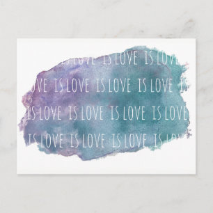 el amor es amor es postal del amor