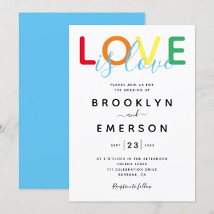 El amor es amor la invitación a la boda gay arcoir