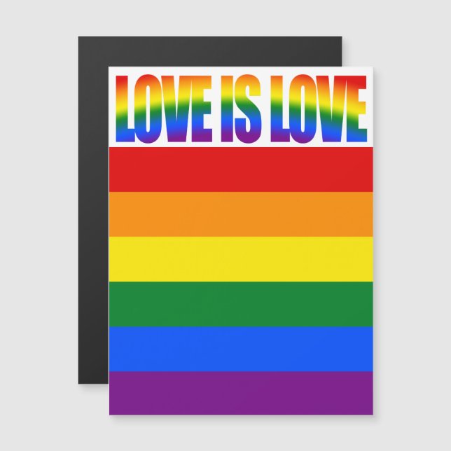 El amor es amor Texto Orgullo gay LGBT Bandera arc (Anverso/Reverso)
