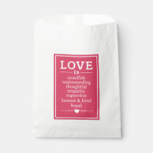 El amor es... bolsas de favores