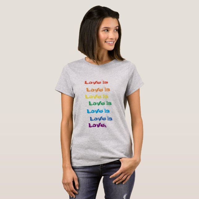 El amor es camiseta del amor (Anverso completo)