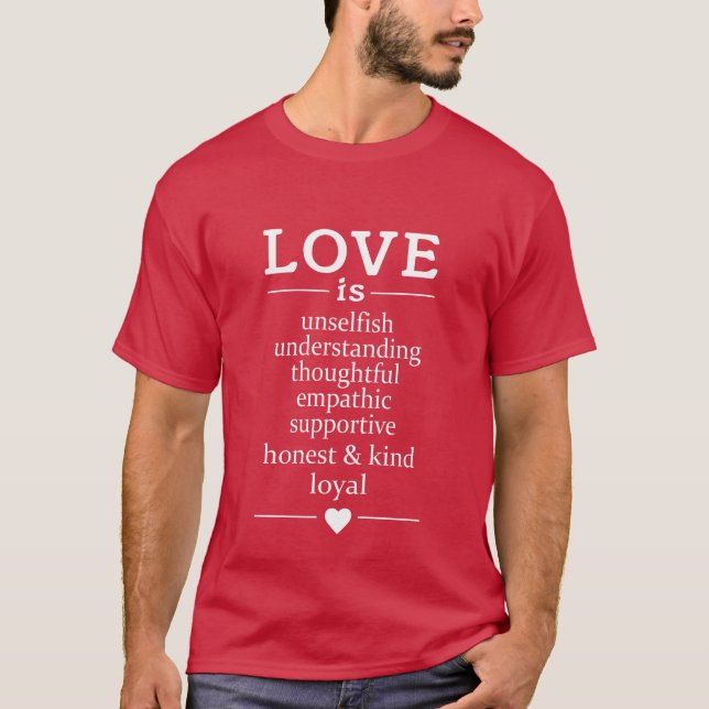 El amor es... camisetas y chaquetas (Anverso)