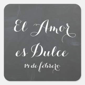 El Amor es Dulce - Personalizar a estos pegatinas