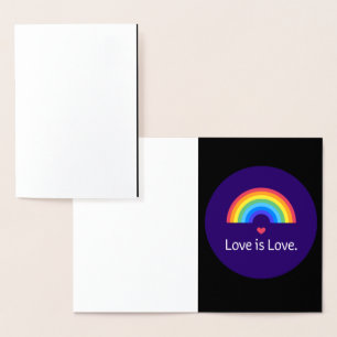 El amor es el amor. LGBT+ORGULLO. Raro. Postal