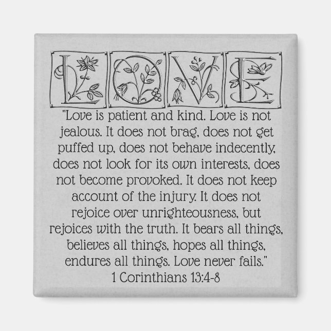 El amor es... el imán de las escrituras (Frente)