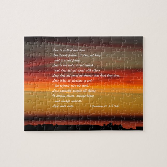 El amor es el rompecabezas del Personalizado del p (Horizontal)