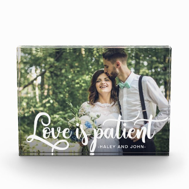 El amor es foto y nombre del paciente (Anverso)