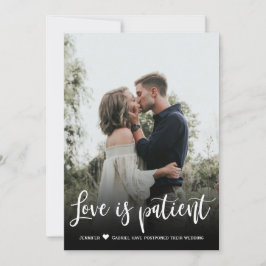 El amor es Invitación Boda pospuesta para el pacie