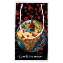 El amor es la bolsa de regalo de respuesta