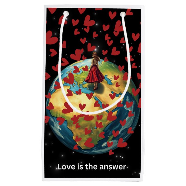 El amor es la bolsa de regalo de respuesta (Anverso)