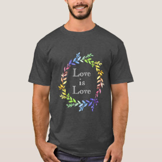 El amor es la camiseta del Orgullo del Amor