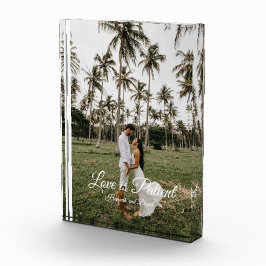 El amor es la foto y nombre de la pareja de pacien