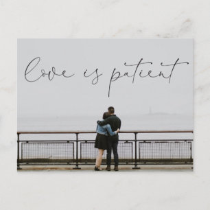 El amor es la postal Boda pospuesta del paciente