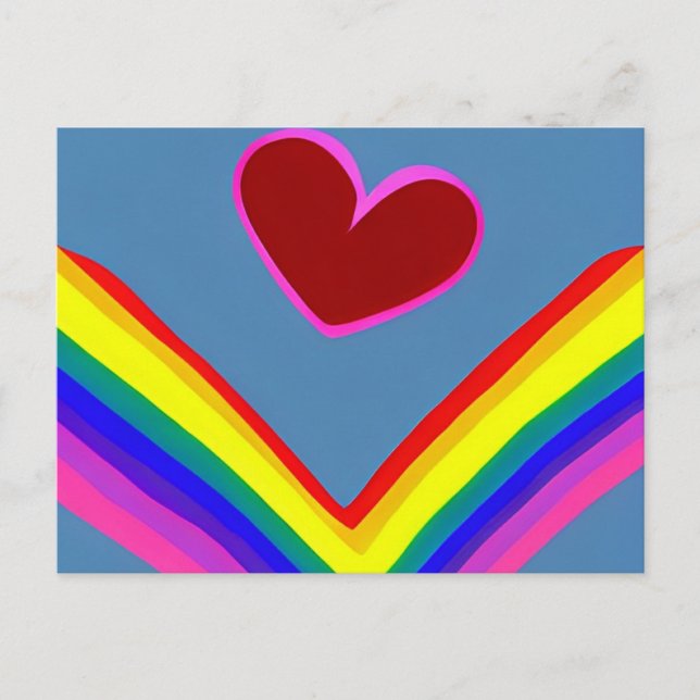 El amor es la postal del amor (Anverso)