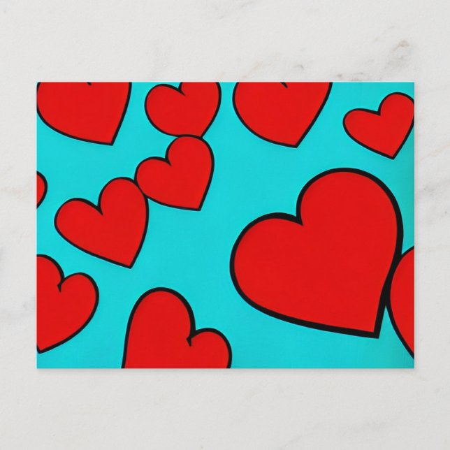 El amor es la postal del amor (Anverso)