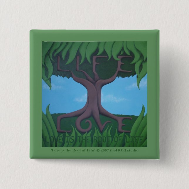 El amor es la raíz del botón de la vida (Anverso)