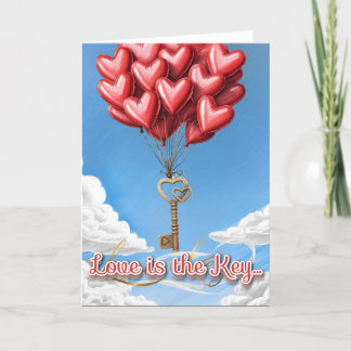 El amor es la tarjeta de felicitación/stationery