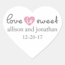 El Amor Es Las Etiquetas De Corazón Dulces Y Moder