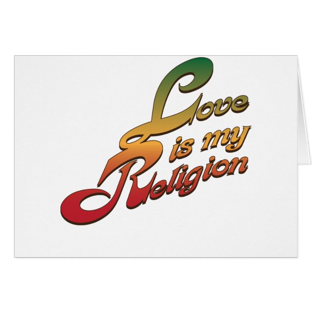 El amor es mi religión (Anverso (Horizontal))