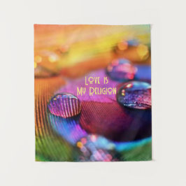 EL AMOR ES MI Tapiz DE WALLART DE RELIGIÓN (50" x 