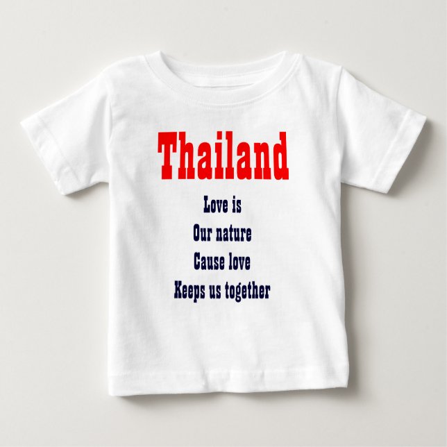 el amor es nuestra naturaleza camisetas de Tailand (Anverso)