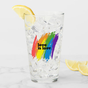 El amor es orgullo LGBTQ arcoiris