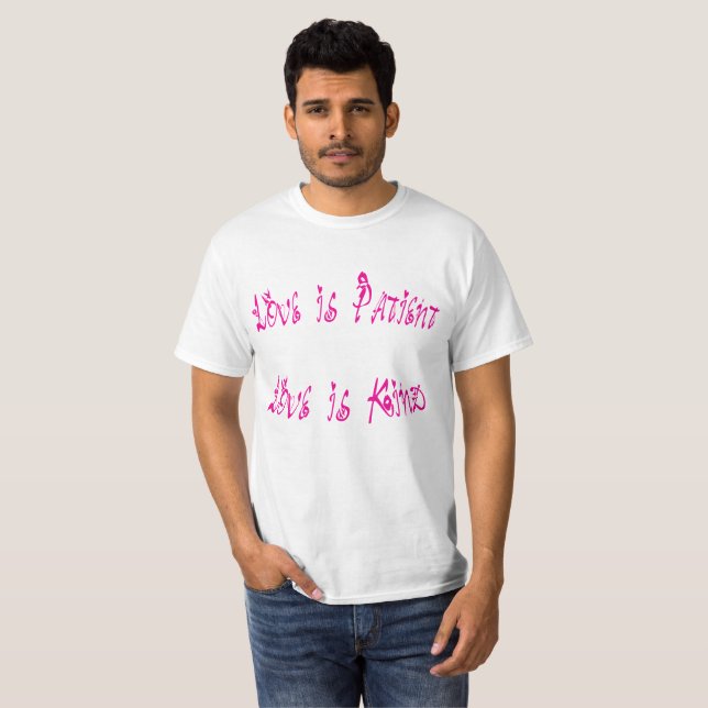 El amor es paciente, amor es la camisa de la (Anverso completo)