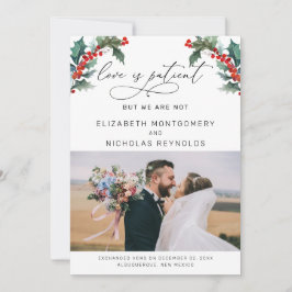 El amor es paciente no somos | INVITACIÓN BODA